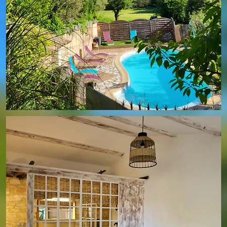 1 Piscine Commune Et 1 Piscine Privee La Sauvasse Pensjonat